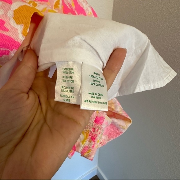 Lilly Pulitzer Lenore Dress Spaghetti Straps Size 2 Women’s Pink Orange Floral - Picture 11 of 11